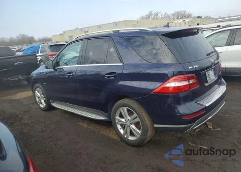 2012 Mercedes-Benz Ml 350 4Matic z USA, uszkodzony, nr VIN 4JGDA5HB1CA067637